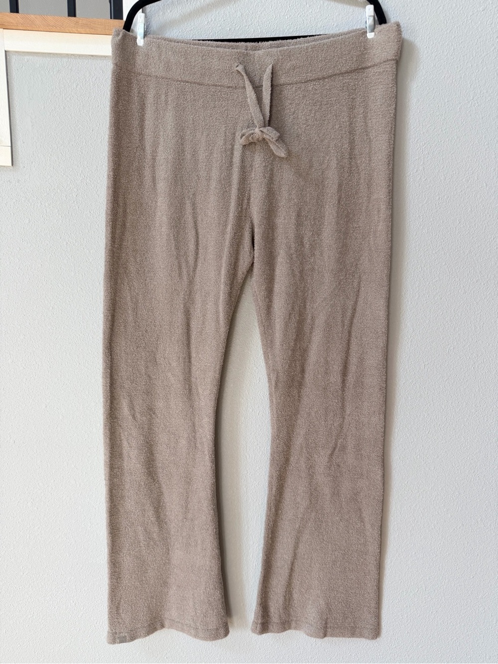 Barefoot Dreams CozyChic Lite Drawstring Lounge Pants Beige XL NWOT